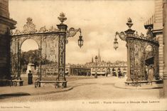 CPA Nancy Place Stanislas Grilles Jean Lamour