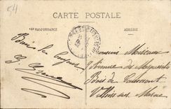 VINTAGE POSTCARD Toul Illustrates Frontage of the cathedral