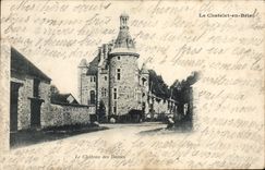 VINTAGE POSTCARD the Castle Ladies Chatelet in Brie