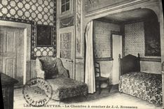 CPA Les Charmettes La Chambre a Coucher de JJ Rousseau