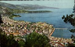 CPM Principaute de Monaco Vue generale sur Monte Carlo et le Cap Martin