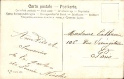 VINTAGE POSTCARD Merry Fantasy Easter