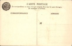 VINTAGE POSTCARD Champagne Moet Chandon Pierrot champagne