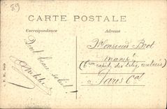 VINTAGE POSTCARD Villeneuve On Yonne Apse of the Notre Dame Church