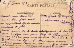 VINTAGE POSTCARD Perouges the Gate of In Top and the inscription relating to the seat of 1469