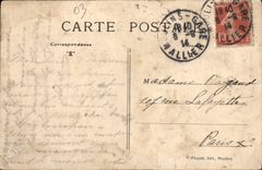 VINTAGE POSTCARD Moulins Vault of the Banville College
