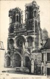 VINTAGE POSTCARD Cathedral of Laon