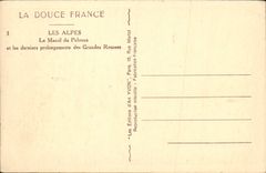 CPA Les Alpes Le Massif du Pelvoux Et les derniers Prolongements des Grandes Rousses