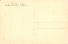 Valencia de la POSTAL de la VENDIMIA en la casa de Rhone de las cabezas del estilo Renacimiento