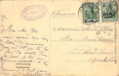 POSTAL Odilienberg Druidenhohle de la VENDIMIA