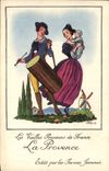 CPA Les Vieilles Provinces de France La Provence Farines Jammet Folklore