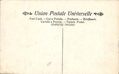 VINTAGE POSTCARD Lenepveu Jeanne d' Arc on Roughing-hew it Frescos of the Pantheon