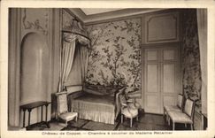 VINTAGE POSTCARD Castle of Coppet Chambre has to lay down Mrs Recamier