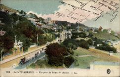 VINTAGE POSTCARD Sainte Address Seen from of the Palate of the Regattas