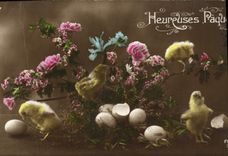 CPA Heureuses Paques