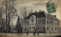 POSTAL de la VENDIMIA el Authon poste del poste