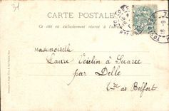 Calle de Toulouse Lyce de la POSTAL de la VENDIMIA del Jacobins