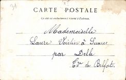 POSTAL Toulouse de la VENDIMIA el ataque frontal del museo