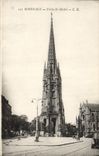 VINTAGE POSTCARD Bordeaux Fieche Saint Michel