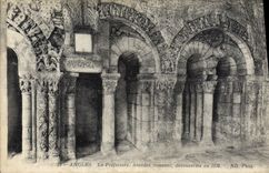 CPA Angers La Prefecture Arcades romanes decouvertes en 1836