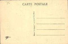 VINTAGE POSTCARD Rouen Rules of Jeanne d' Arc to Roughing-hew by Real del Sarte Sculpteur