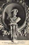 VINTAGE POSTCARD Palate of Fontainebleau Bust of François 1st in the François gallery 1st