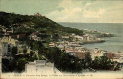 POSTAL Argel de la VENDIMIA vista del valle de la cuesta hacia Notre Dame