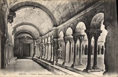 CPA Arles Cloitre Saint Trophisme Porche Du 11eme