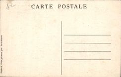 VINTAGE POSTCARD Holy Etienne Caves Of the gardens of the art school