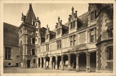 CPA Chateau De Blois Facade Interieure Louis XII 