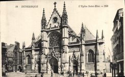 CPA Dunkerque L'Eglise Saint Eloi