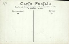 VINTAGE POSTCARD Rheims Side wall De I' Eglise Saitn Remi