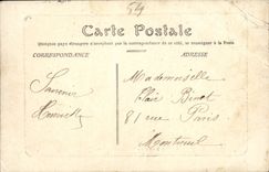 VINTAGE POSTCARD the Chennevieres Game preserve the bridge