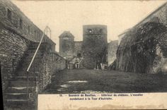 CPA Souvenir De Bouillon Interieur Du Chateau L'Escaller conduisant a la Tour d'Autriche