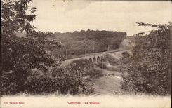 VINTAGE POSTCARD Conches the Viaduct