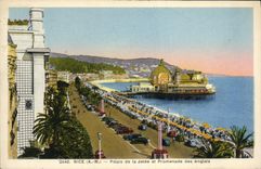 CPA Nice Palais De La Jete Et Promenade Des Anglais