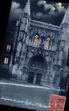 VINTAGE POSTCARD Avignon the Night Church St Pierre