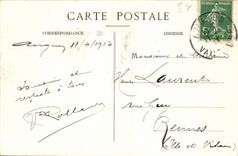 La POSTAL Avignon de la VENDIMIA hace St Bernard
