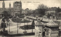 CPA Limoges Place Jourdan Chocolat Meunier 