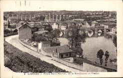 CPA Limoges Ponts Saint Martial De La Revolution Et Viaduc