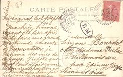 VINTAGE POSTCARD Eymoutiers View