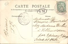 Alrededores de la POSTAL de la VENDIMIA de Limoges Aixe Notre Dame
