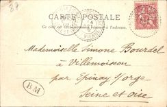 VINTAGE POSTCARD Ruins De Chalusset Close Limoges Frontage