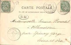 VINTAGE POSTCARD Ruins De Chalusset Close Limoges Tower Sleeve-board