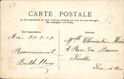 VINTAGE POSTCARD Ruins Of Castle De Chalucet