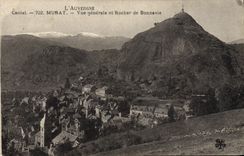 VINTAGE POSTCARD Auvengne Murat View And Rock De Bonnevie