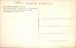 CPA Chaudes Aigues Eaux Thermales 