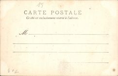 VINTAGE POSTCARD Auvergne Vic On Cere the Step Of the cere Taken Wood Bridge