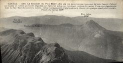 VINTAGE POSTCARD the Summit Of Puy Mary