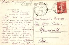 VINTAGE POSTCARD Auvergne the Lead Of the Cantal Seen Of the Road Of Lioran has Vic On Cere